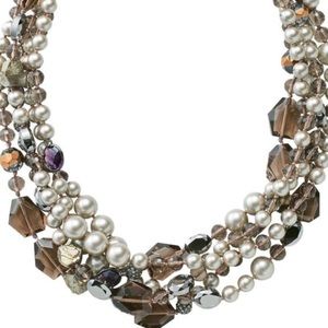 Stella & Dot Pearl and Beaded Necklace